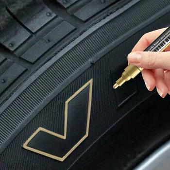 3 Adet Araba Krom işaretleyici kalem Kalıcı Ayna Krom İşaretleyici Su Geçirmez Ksilen içermeyen Krom Boya Araba Dekor için Otomatik Bisiklet Motor Lastiği