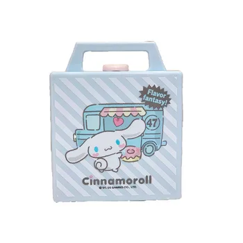 Sevimli Japon Sanrio not defteri Etiket saklama kutusu ile not kağıdı Cinnamoroll Büyük kulaklı Köpek Etiket Paketi DIY Oyuncak Kawaii Hediye 4