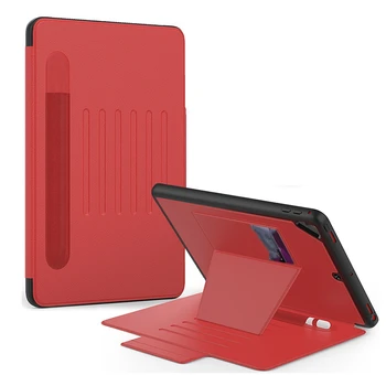 Sıcak Tablet PC ipad kılıfı 9.7 İpad Air2 Çok Fonksiyonlu Kart Tablet Deri Kılıf Kapak Braketi (2017/2018)