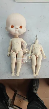 BJD Bebek qbaby bjd recast Özelleştirmek Lüks Reçine Bebek Saf çıplak Bebek Hareketli kafa ile küçük vücut 3