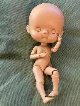 BJD Bebek qbaby bjd recast Özelleştirmek Lüks Reçine Bebek Saf çıplak Bebek Hareketli kafa ile küçük vücut 4
