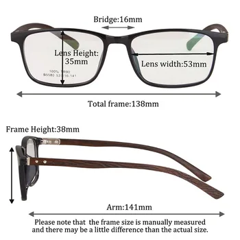 Erkek gözlük miyopi reçete gözlük lensler eksi 3.0 diyoptri gözlük miyopi gözlük erkekler anti mavi ışık çerçeve 2