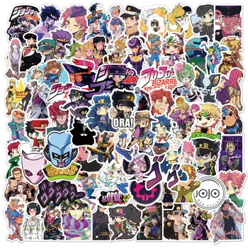 10/30/50 ADET Anime JOJO Tuhaf Macera Sticker Çıkartmaları Bagaj seyahat sırt çantası Kaykay Telefon Dizüstü Gitar Sticker Toptan