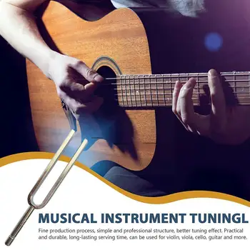 Metal Tuning Çatal Keman Gitar Tuner Enstrüman Gitar Aracı Parçası Müzikal Bir Enstrüman Kaliteli Ton Yüksek Ayarlanabilir 512hz Y8k7 3
