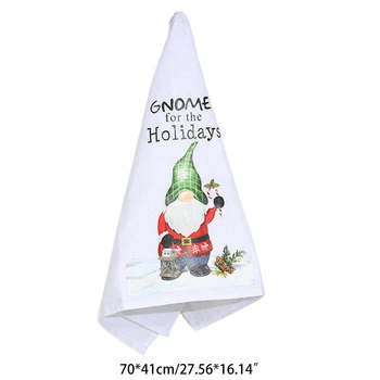 Noel Şapka Gnome El Havlusu Masa Temizleme Halı Ev Temiz Havlu Malzemeleri Ev Banyo için El Yıkama Kaynağı B03D