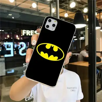 DC Süper Kahraman Batman Telefon Kılıfı İçin iphone 14 Artı 13 12 Mini 11 Pro Max XS X XR Yumuşak Şeffaf Kapak
