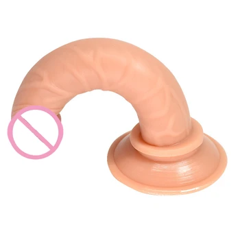 Saydam Yumuşak Jöle Yapay Penis Gerçekçi Sahte Dick Penis Butt Plug Seks Oyuncakları Kadın için Vajina Anal Kadın Mastürbasyon Büyük Dildos 4