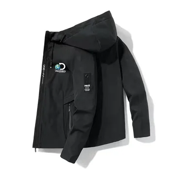 2022 erkek Sonbahar Kış yürüyüş ceketi Erkek Açık Havada Su Geçirmez Nefes Kapşonlu Üstleri Moda Rüzgarlık Ceket Ceket