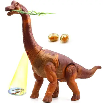 Elektronik yürüyüş dinozor projeksiyon Lay yumurta Dinozor Robot ışık ses ile hayvan dinozorlar Model oyuncaklar çocuklar için oyuncaklar