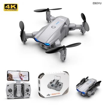 EBOYU KY906 Katlanabilir Mini RC Drone WiFi FPV 4K HD Kamera Hediye Taşınabilir Cep RC dört pervaneli helikopter İrtifa Tutun Dönüş Ev Çocuklar için
