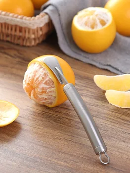 304 paslanmaz çelik greyfurt portakal soyucu soyma portakal artefakt kesme bıçağı hızlı soyma portakal soyma aracı