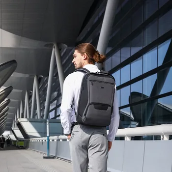XİAOMİ YOUPİN Su Geçirmez Sırt Çantası USB Şarj okul çantası Anti-hırsızlık Erkekler Sırt Çantası 15.6 İnç Dizüstü seyahat sırt çantası Yüksek Kapasiteli