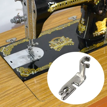 Snap Ev Eski Moda Metal Dayanıklı Kolay Kurulum Baskı Ayakları DIY Aksesuarları Evrensel Düşük Kolu dikiş makinesi 5