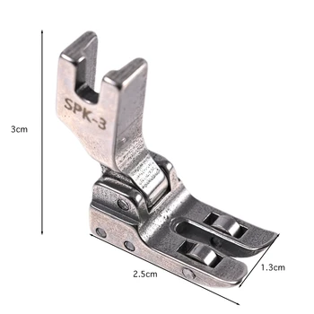 Rulo Ayak baskı ayağı SPK-3 Snap-On Yüksek Shank Deri Dikiş Aksesuarları Şarkıcı Juki Endüstriyel dikiş makinesi