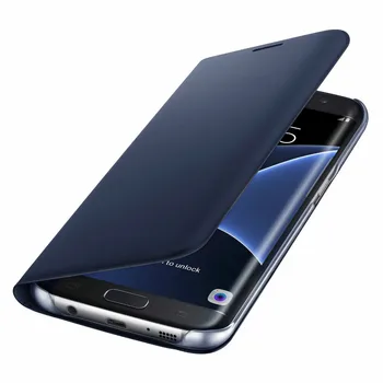 Orijinal deri kartlık Cüzdan Flip Case Kapak için Samsung Galaxy A7 A6 A8 A9 2018 A3 A5 J3 J5 J7 2017 S9 S8 Artı S7 Kenar