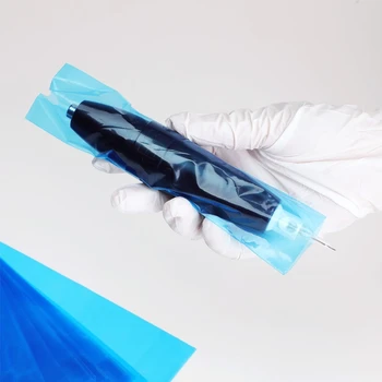 100 ADET Tek Kullanımlık Kartuş Dövme Makinesi Kollu Kapakları Filtre Kalem Çantası Korumak Sapları Temizlik Malzemeleri Aracı 0