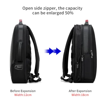BOPAI iş sırt çantası erkek Sırt Çantası Trend Eğlence Seyahat Sırt Çantası Usb şarj portu Basit Moda Bilgisayar Çantası 0