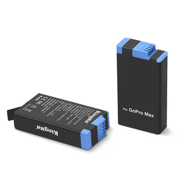 TalaBat GoPro max 2.2 Ah şarj edilebilir şarj aleti ile pil GoPro Max İçin Lityum Pil Kamera Piller Aksesuarları 2