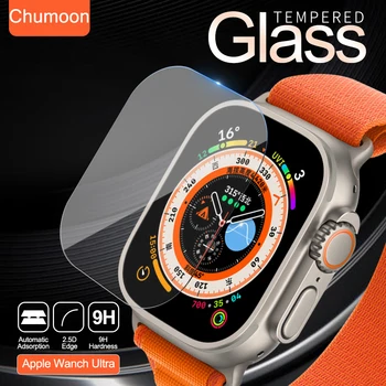 Temperli Cam Apple Ürünü için Ultra 49mm Clear Ekran Koruyucu Anti-Scratch Apple Ürünü için 8 Pro 49mm Smartwatch