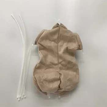 10 parça / torba 18 22 24 28 inç Yeniden Doğmuş Bebek Polyester Kumaş Bez Vücut İçin Uygun Farklı Boyut Yeniden Doğmuş bebek