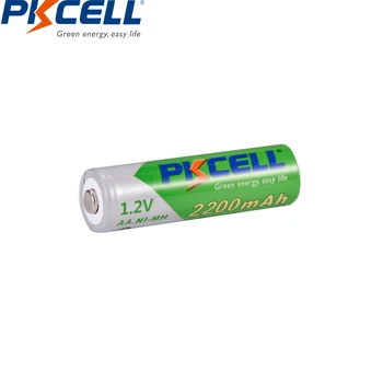 PKCELL 12 ADET 2200 MAH AA Şarj Edilebilir Pil + 12 ADET AAA 850 MAH 1.2 V Nİ-MH AAA / AA şarj edilebilir piller ve AA / AAA pil KUTUSU
