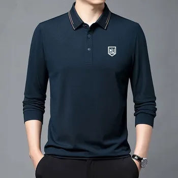 2022 Golf Kıyafetleri erkekler Sonbahar erkek golf giyim erkek Golf T-shirt Golf Üstleri karbon Spor erkek Golf kıyafeti erkekler at golf tişörtü 4