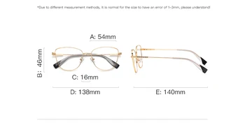 2022 YENİ Kadın Optik Gözlük Çerçevesi Moda Metal Kedi Gözü Vintage Miyopi Reçete Gözlük Erkekler Gözlük Çerçeveleri Gözlük