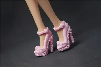 Orijinal Bebek Ayakkabı Mix Farklı Stilleri Renkli Moda Modern Yüksek Topuklu Sandalet Aksesuarları 1/6 Barbie Xinyi FR Bebek
