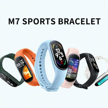 M7 akıllı saat Erkekler Spor İzci Saatler Kalp Hızı Sağlık Monitör M7 Akıllı Bant Kadın Spor Bilezik Cep Telefonu İçin
