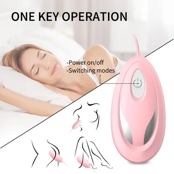 Güçlü Titreşimli Yumurta 10 Hız Klitoris Stimülatörü G-Spot Vajinal Masaj Bullet Vibratör Seks Oyuncakları Kadınlar için 0