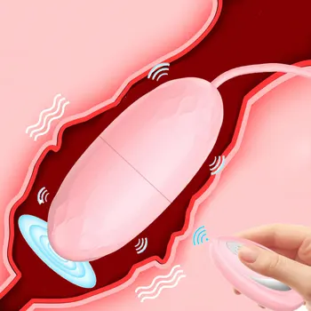 Güçlü Titreşimli Yumurta 10 Hız Klitoris Stimülatörü G-Spot Vajinal Masaj Bullet Vibratör Seks Oyuncakları Kadınlar için 5