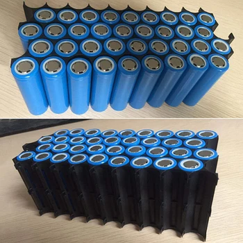 1 adet Pil Tutucu Pil Spacer Tutucu 10x Hücre Plastik for18650 Silindirik Hücre Braketi Standı