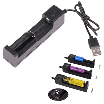 18650 pil şarj cihazı USB Pil Adaptörü LED Akıllı Şarj Şarj Edilebilir Piller için Li-ion 18650 26650 14500