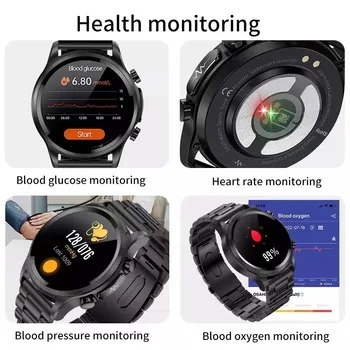 2023 Yeni EKG+PPG Akıllı izle Erkekler Heatlh Kan Şekeri Kan Basıncı Spor spor izle IP68 Su Geçirmez Smartwatch Xiaomi 0