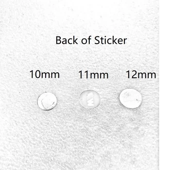 5 adet / grup 3D 10mm 11mm 12mm Kristal araba logosu Anahtar Amblemi düğme Sticker Skoda için Audi İçin BMW M Katlanır Anahtar