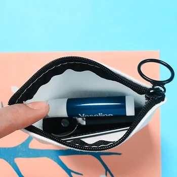 Zumba Dans Grafik Spor çanta bozuk para cüzdanı Depolama Küçük Çanta kart çantası anahtar çantası Sikke el çantası Fermuarlı anahtar çantası 0