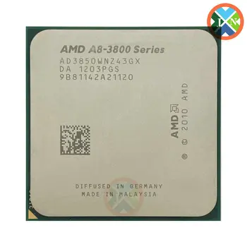 AMD A8 serisi A8-3850 A8 3850 2.9 GHz Dört Çekirdekli İŞLEMCİ İşlemci AD3850WNZ43GX Soket FM1