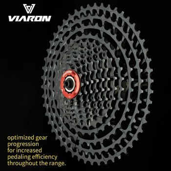 VIARON MTB 10 Hız Kaseti Ultralight Alüminyum Alaşımlı Bisiklet Freewheel Braketi Dişli 46T 50T 52T bisiklet aksesuarı Parçaları 3