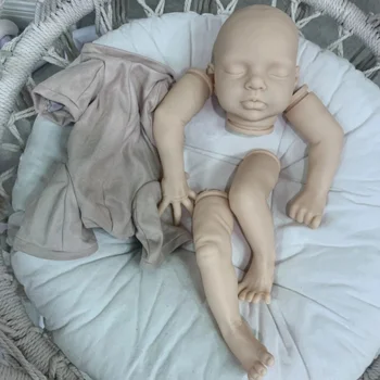 20 inç Bebe Reborn Kiti Uyku Alexa Lifesize Yenidoğan Bebek Yumuşak Dokunmatik Taze Renk DIY Bitmemiş Bebek Parçaları ile vücut