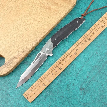 14C28N bıçak çelik saplı cep açık survival mutfak EDC aracı katlanır bıçak avcılık kamp bıçağı