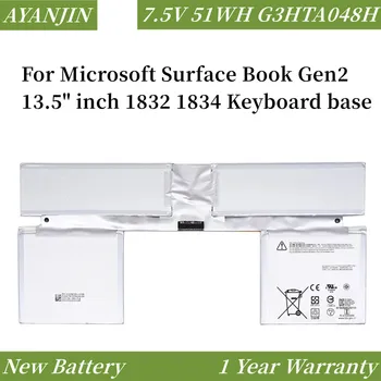 G3HTA048H 7.5 V 51WH Klavye Pil Microsoft Surface Book İçin Gen2 13.5