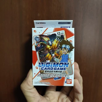 Bandai Digimon Kart Oyunu Ultimate Evrim BTC01 Orijinal Kutusu İlk Baskı Başlangıç Güverte Kırmızı STC123 Koleksiyon Flaş Altın Kartları
