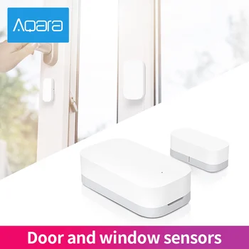 Aqara Kapı Pencere Sensörü Zigbee Kablosuz Bağlantı Akıllı Ev Mini Kapı Sensörü İle Çalışmak Android IOS App Desteği Apple Homekit 5
