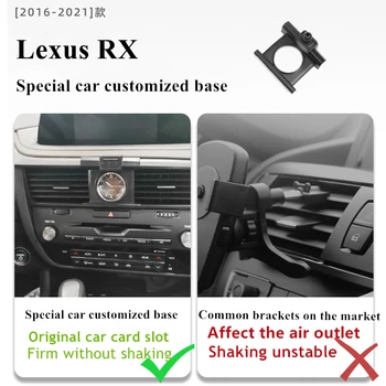 Özel Lexus RX 2016-2021 için Araç Telefonu Tutucu 15W Qı Kablosuz Araç Şarj için iPhone Xiaomi Samsung Huawei Evrensel