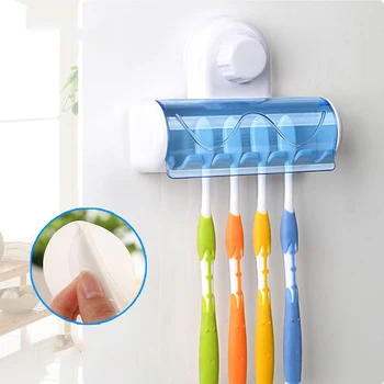 Banyo Aksesuarları setleri Diş Fırçası Tutucu Diş Fırçası Depolama Raf Duvar Montaj Standı tuvalet rafı diş fırçası düzenleyici