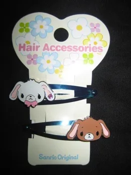 Sevimli Sugarbunnies saç tokası Kawaii saç tokası s ve Klipler Saç Tokası Saç Tokası Karikatür Anime saç aksesuarları Kadınlar Kızlar için Şapkalar 0