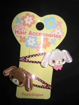 Sevimli Sugarbunnies saç tokası Kawaii saç tokası s ve Klipler Saç Tokası Saç Tokası Karikatür Anime saç aksesuarları Kadınlar Kızlar için Şapkalar 2