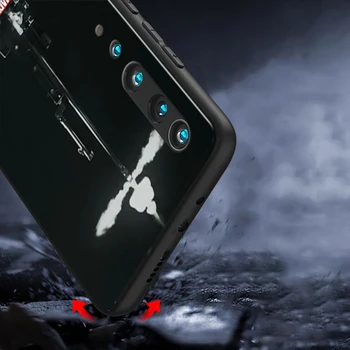Silikon Kapak Marvel Punisher Kafatası Xiaomi Mi Not İçin 11i 11 10i 10T 10 9 9T SE 8 Lite Pro Ultra 5G Telefon Kılıfı Kabuk