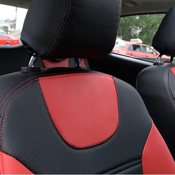 AutoDecorun PU deri koltuk kılıfları için Özel Fit Audi Q5 Araba klozet kapağı Aksesuarları Styling Oto Koltukları Destekler Yastık Kapakları 1