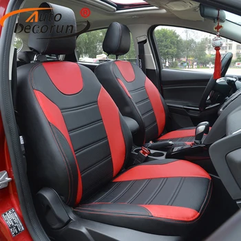 AutoDecorun PU deri koltuk kılıfları için Özel Fit Audi Q5 Araba klozet kapağı Aksesuarları Styling Oto Koltukları Destekler Yastık Kapakları 4